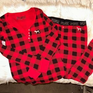 VS Pink PJ thermal set